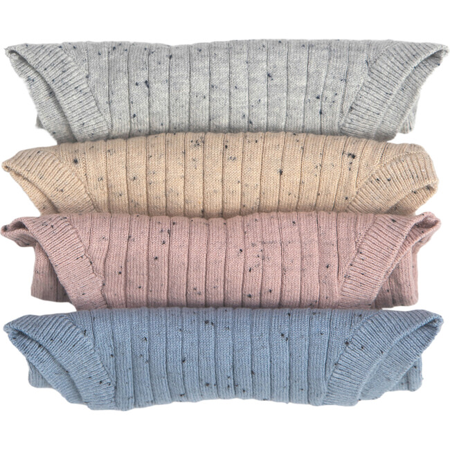 Ribbed Knit Retro Bloomers, Lake Blue - Bloomers - 7