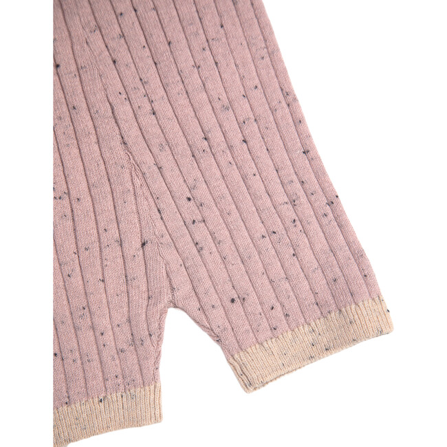Ribbed Knit Retro Biker Shorts, Ash Rose - Shorts - 2