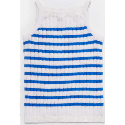 Ribbed Striped Camisole - Tank Tops - 1