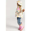 Tree Print Rain Worker Jacket, Beige - Raincoats - 5 - thumbnail