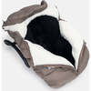 Zipped Puffy Car Seat Cocoon, Chestnut - Car Seat Accessories - 3 - thumbnail