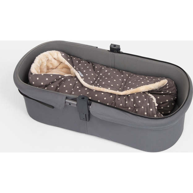 Stars Print Nido With Plush Lining, Ash Oak - Car Seat Accessories - 2
