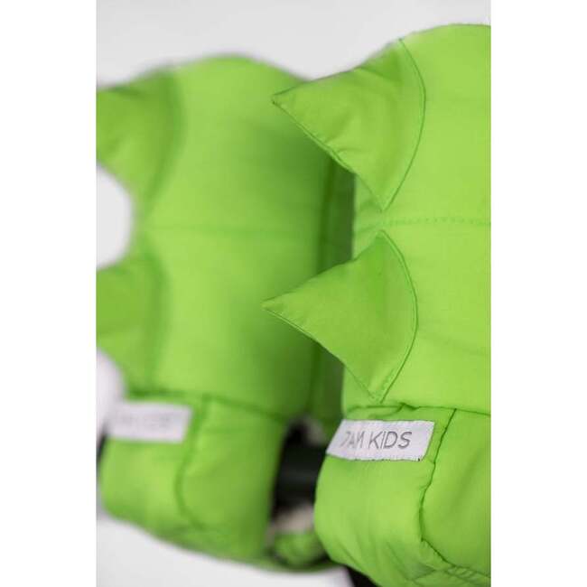 Kids DINO Scooter Warmmuffs, Green - Gloves - 3