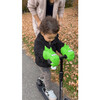 Kids DINO Scooter Warmmuffs, Green - Gloves - 9