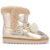 Miss Snow Fluff, Gold Metallic - Boots - 3
