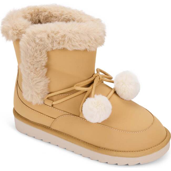 Miss Snow Fluff, Cream Faux Nubuck