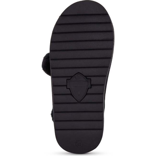 Miss Snow Fluff, Black Faux Nubuck - Boots - 2