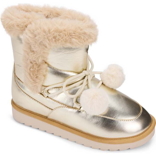 Miss Snow Fluff, Gold Metallic