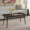 Nonie Coffee Table With Tray, Dark Chocolate - Accent Tables - 2