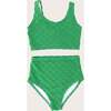 Two Piece Tank, Hamptons Terry Check - Two Pieces - 1 - thumbnail