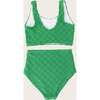 Two Piece Tank, Hamptons Terry Check - Two Pieces - 2