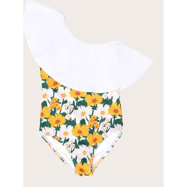 Ruffle One Shoulder, Hamptons Floral