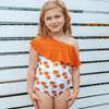 Ruffle One Shoulder, Naples Floral - One Pieces - 3