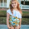 Ruffle One Shoulder, Hamptons Floral - One Pieces - 3