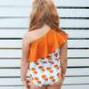 Ruffle One Shoulder, Naples Floral - One Pieces - 4