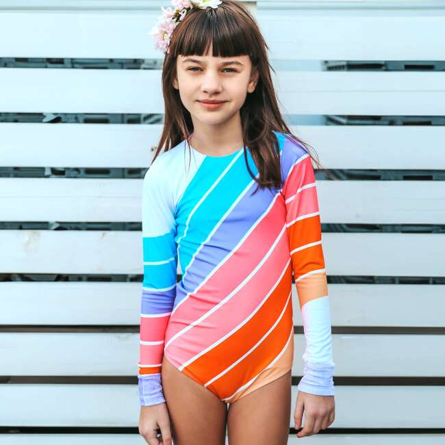 One Piece Long Sleeve, Garden State Rainbow - One Pieces - 3