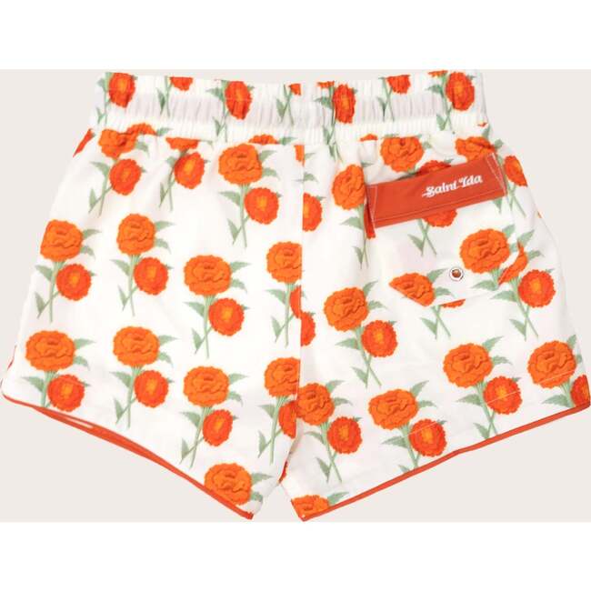 Boys Swim Shorts, Naples Floral - Swim Trunks - 2