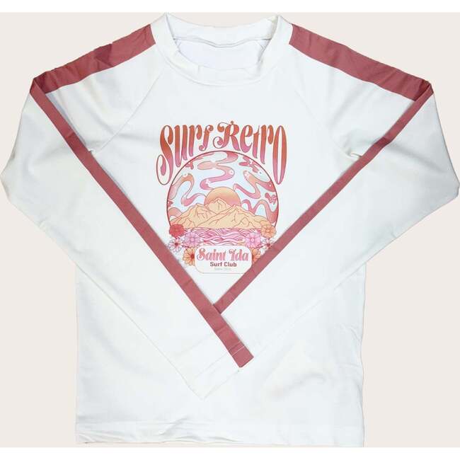 Unisex Rashguard, Naples Surf Retro