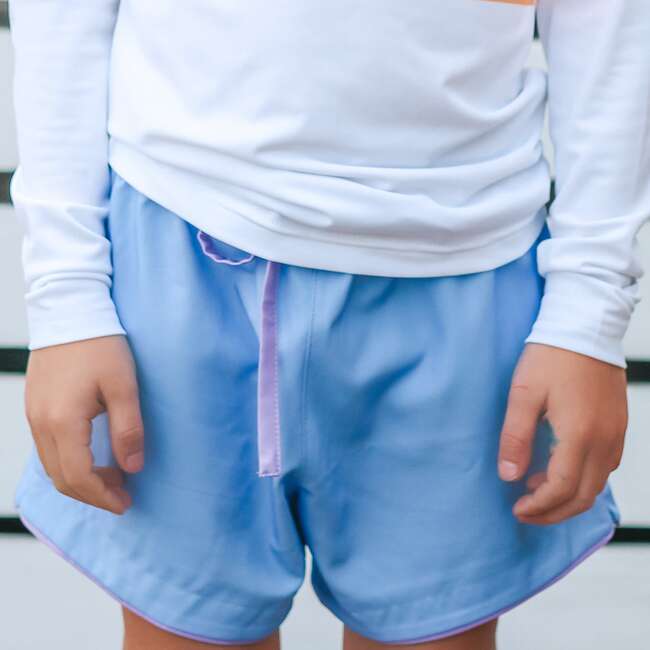Boys Swim Shorts, Garden State Blue - Swim Trunks - 3