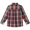 Kids Plaid Buttondown & Bowtie Set, Red Holiday - Mixed Apparel Set - 4