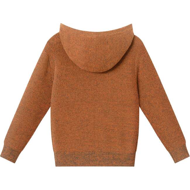 Kids Hooded Sweater, Orange Pumpkin - Sweaters - 3