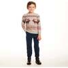 Kids Holiday Sweater & Twill Pant Set, Moose Motif - Mixed Apparel Set - 2