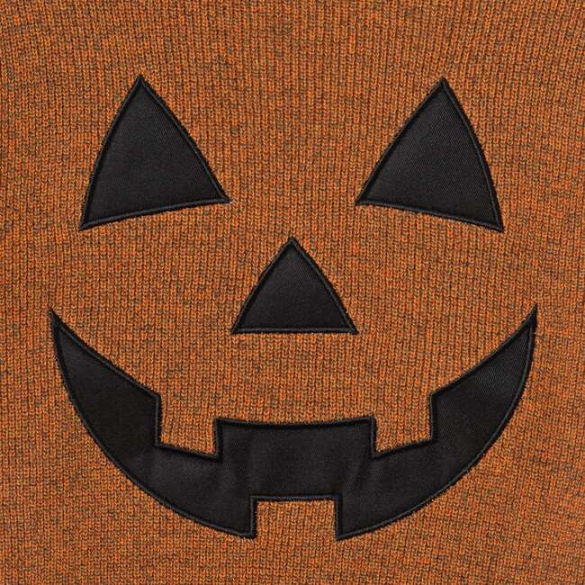 Kids Hooded Sweater, Orange Pumpkin - Sweaters - 4