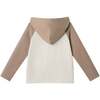 Kids Hooded Long Sleeve Tee, Beige Dog - T-Shirts - 4