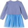 Kids Heather Sweatshirt Dress, Bow Collage - Dresses - 3
