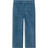Kids Wide Leg Corduroy Pants, Blue - Pants - 2