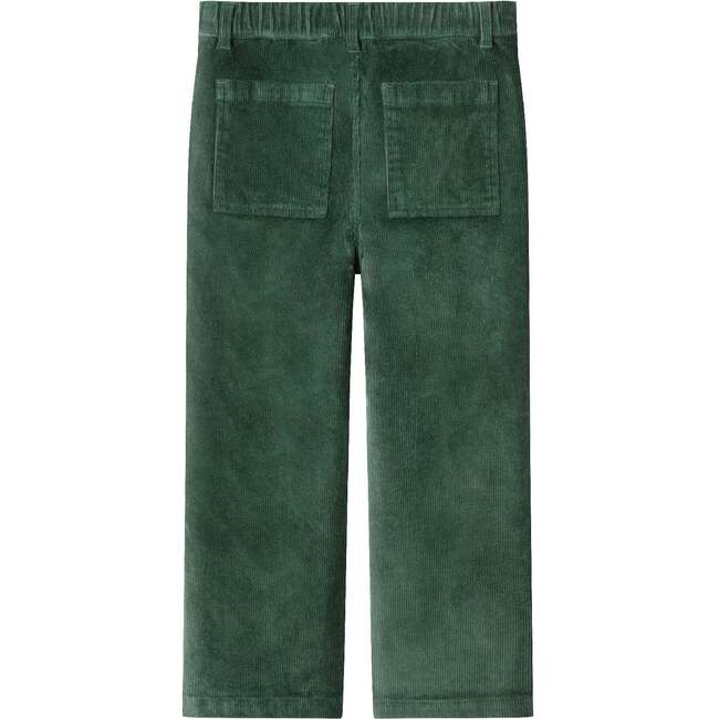 Kids Wide Leg Corduroy Pants, Green - Pants - 3
