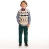 Kids Sweater Vest Set, Beige Fair Isle - Mixed Apparel Set - 2