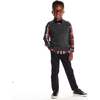 Kids 3-Piece Sweater Vest Set with Bowtie, Red Plaid - Mixed Apparel Set - 2