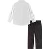 Kids 3-Piece "Dapper-in-a-Dash"  Vest Set, Black - Mixed Apparel Set - 2