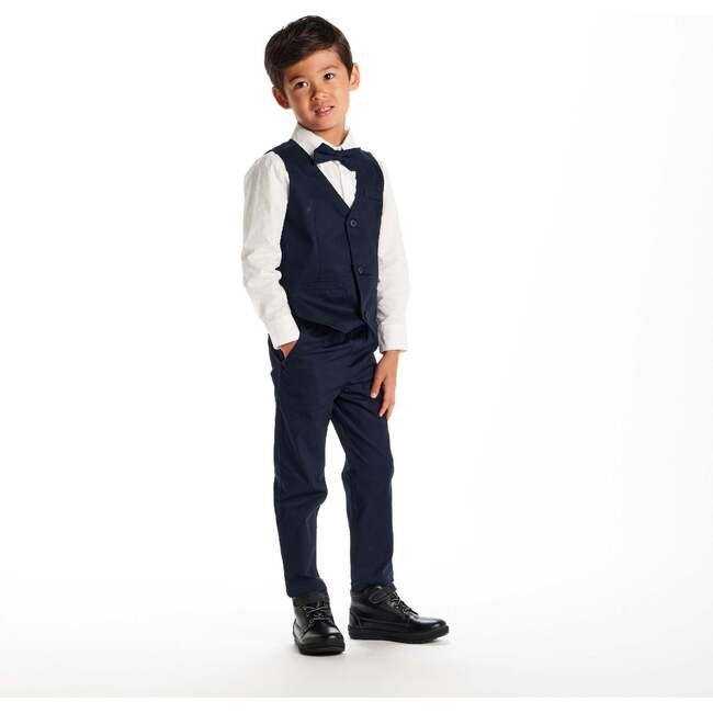 Kids 4-Piece Vest Set, Navy - Mixed Apparel Set - 3