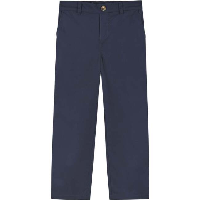 Kids 3-Piece "Dapper-in-a-Dash" Vest Set, Navy Gingham - Mixed Apparel Set - 4
