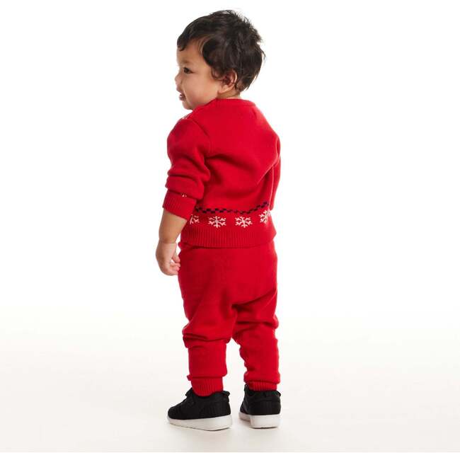 Infant Holiday Sweater Set, Gingerbread & Dinos - Mixed Apparel Set - 3