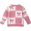 Infant Chenille Sweater Set with Headband| Pink Bows - Mixed Apparel Set - 4