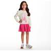 Girls Ballerina Sweatshirt & Ribbed Dress Set, Pink - Dresses - 2