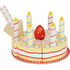 Sliceable Birthday Cake & Candles - Play Food - 1 - thumbnail