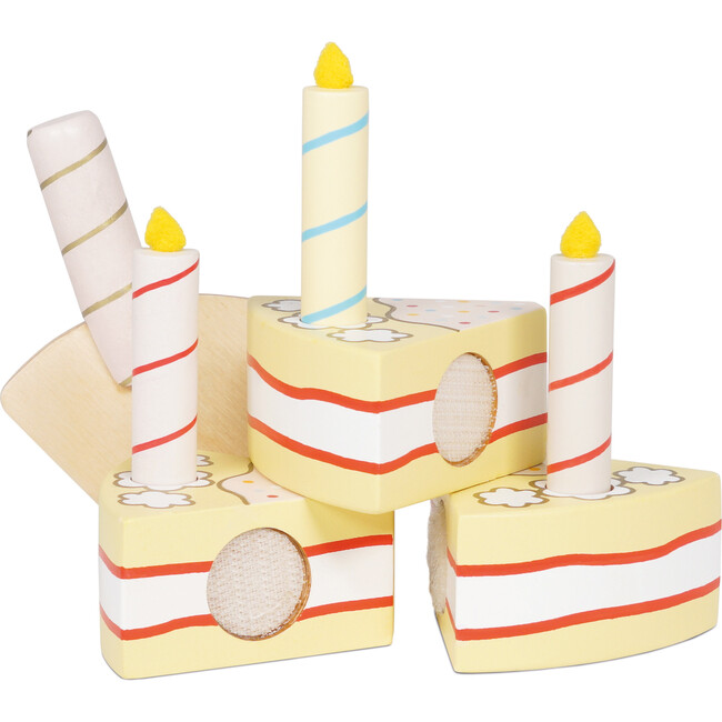 Sliceable Birthday Cake & Candles - Play Food - 2