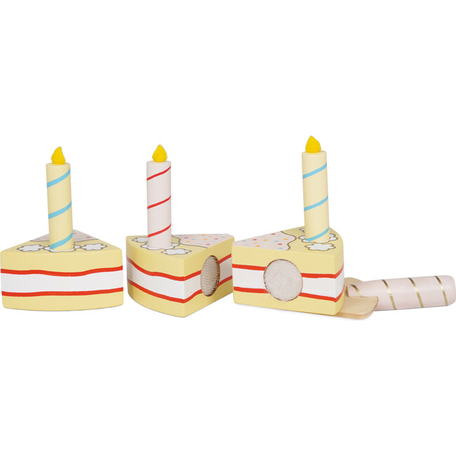 Sliceable Birthday Cake & Candles - Play Food - 4