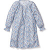 Delphine Nightgown, Fleur D'Azur - Nightgowns - 1 - thumbnail