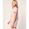 Women's Short Sleeve Short Set, Petite Petals - Pajamas - 3 - thumbnail