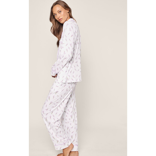 Women's Pima Cotton Pajama Set, Fields of Provence - Pajamas - 3