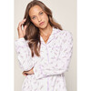 Women's Pima Cotton Pajama Set, Fields of Provence - Pajamas - 5