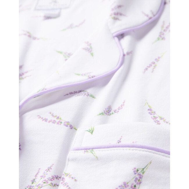 Women's Pima Cotton Pajama Set, Fields of Provence - Pajamas - 6