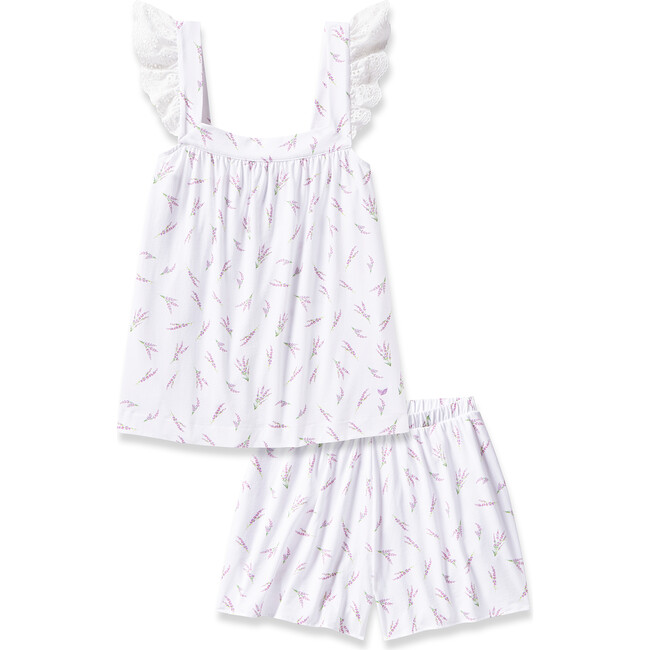 Women's Pima Cotton Clara Short Set, Fields of Provence - Pajamas - 1