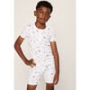Kid's Pima Snug Fit Short Set, Easter Frolic - Pajamas - 2 - thumbnail