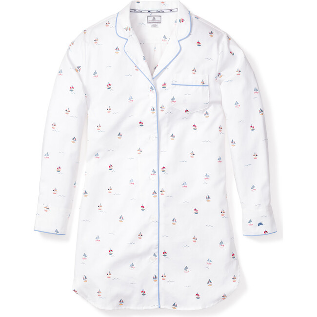Women's Nightshirt, Bateau - Pajamas - 1